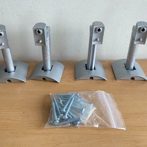 Lot of 4 Bose UB-20 Series ll wall/ ceiling brackets (SILVER)